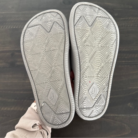 Chaco Women’s Performance Sandals Size 5 - Lightweight EVA Sole - Pink Gray - Picture 9 of 12